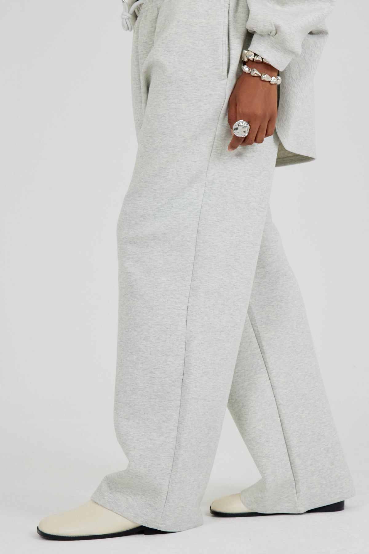 Le Pantalon Comfy Gris Clair