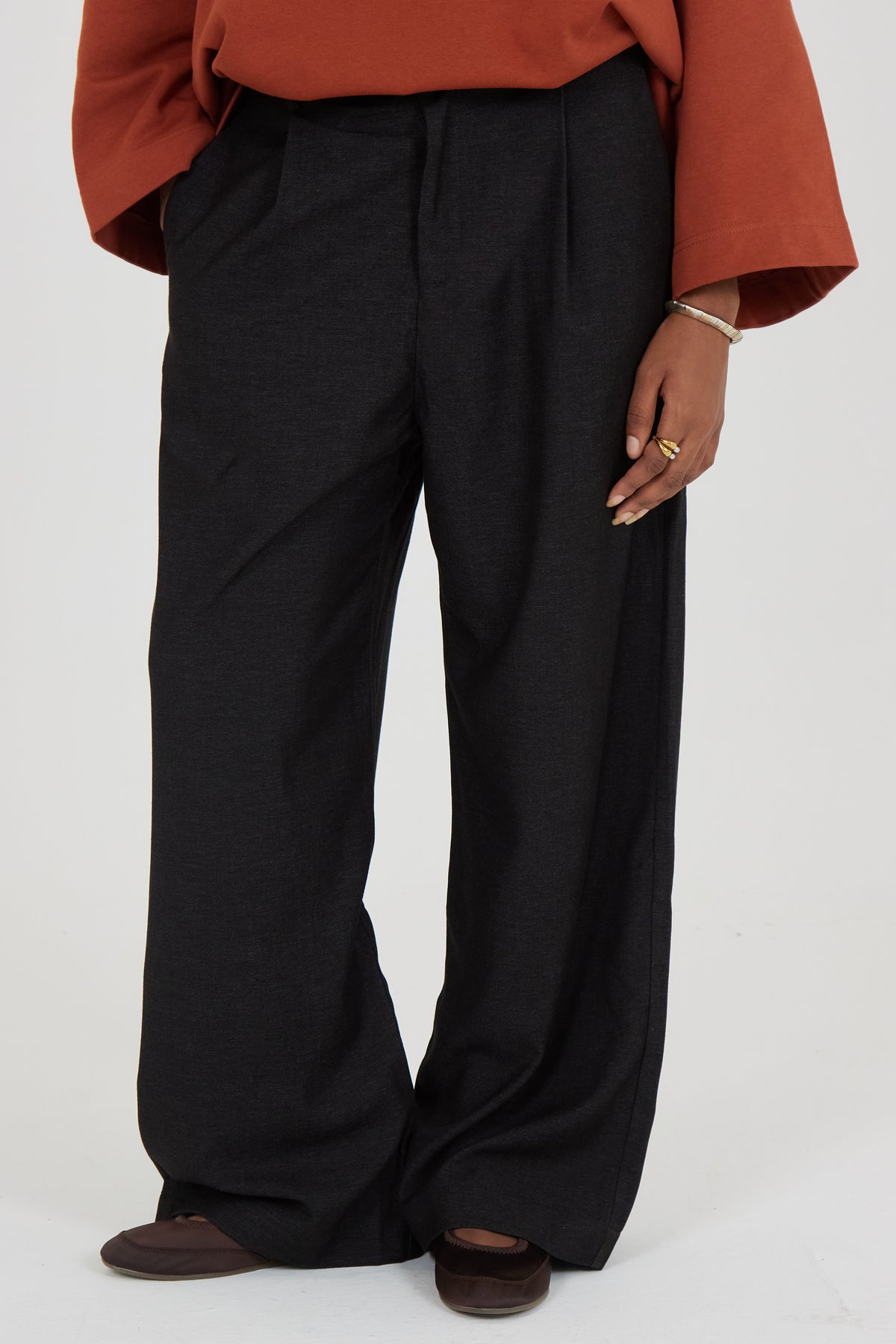 Le Pantalon City AW Gris Anthracite