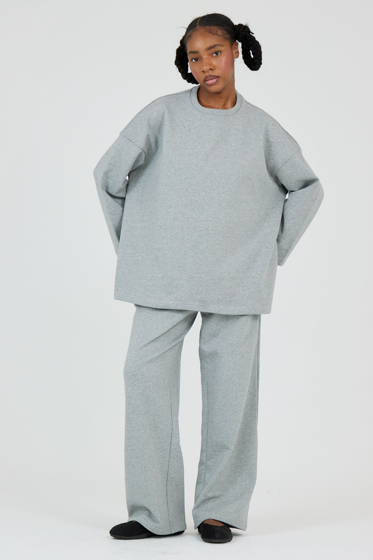 Le Jogging Gris Chiné