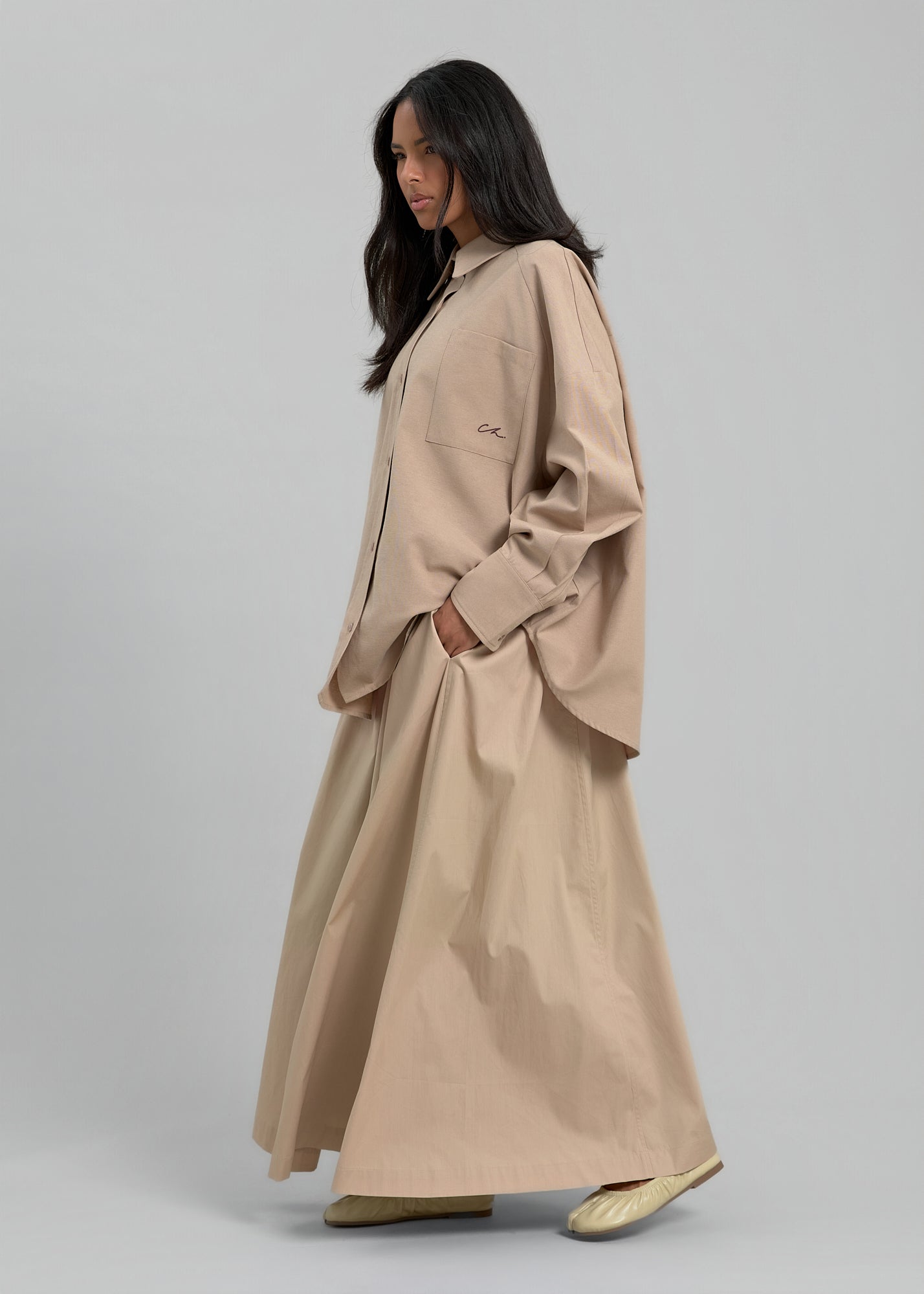 The Midnight Blue Koton Skirt