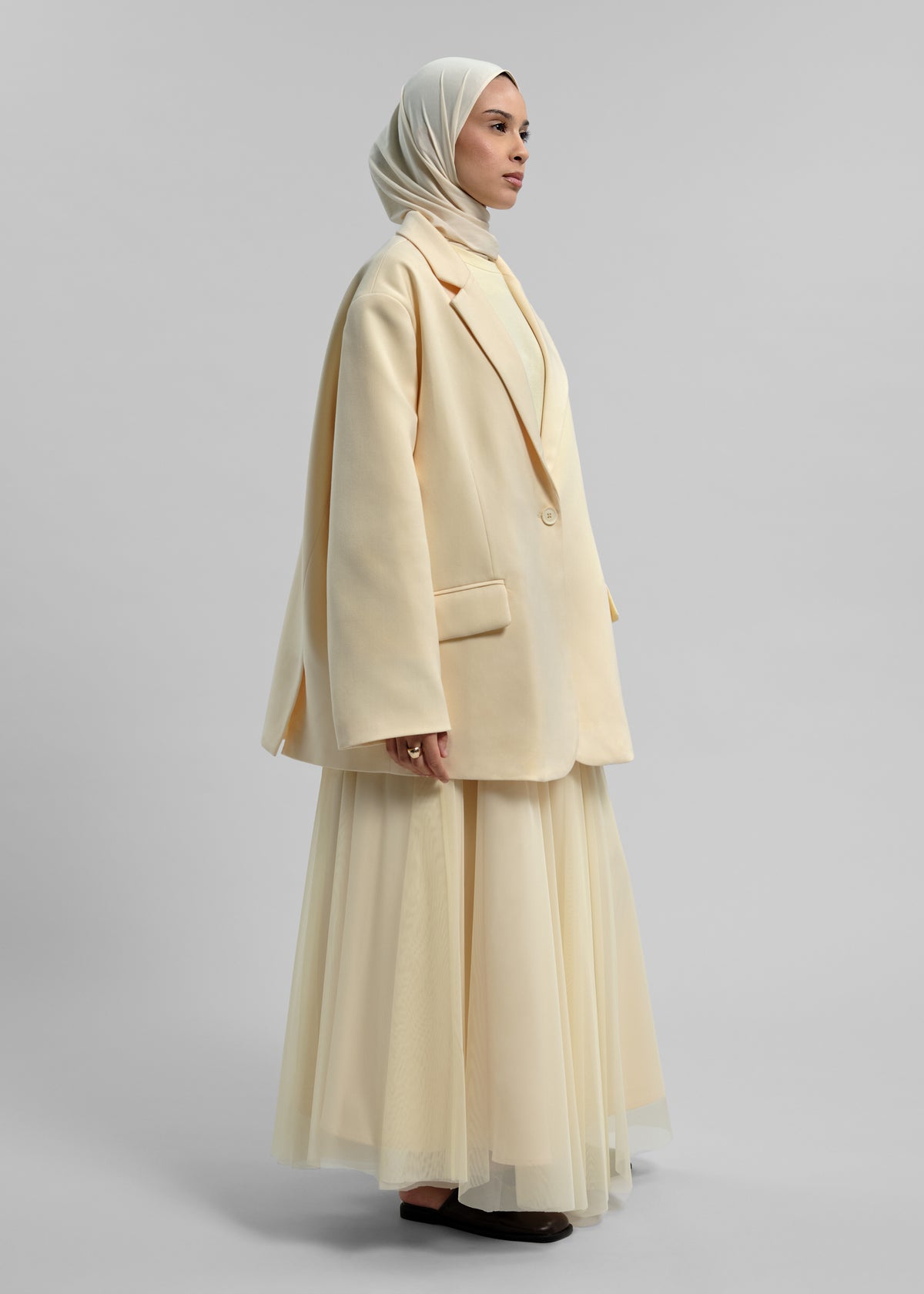 La Jupe Tulle Vanille