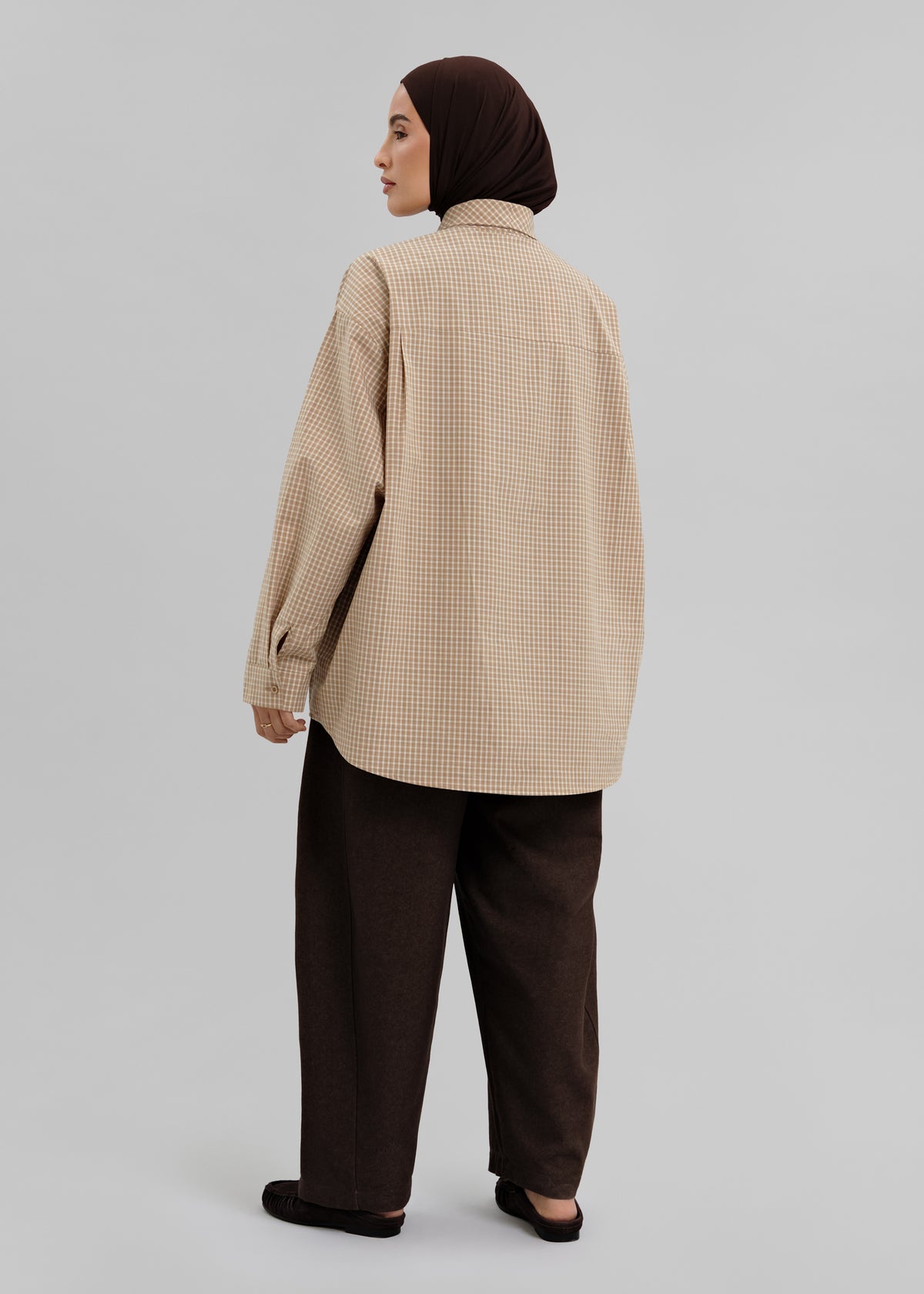 La Chemise Cravate Camel