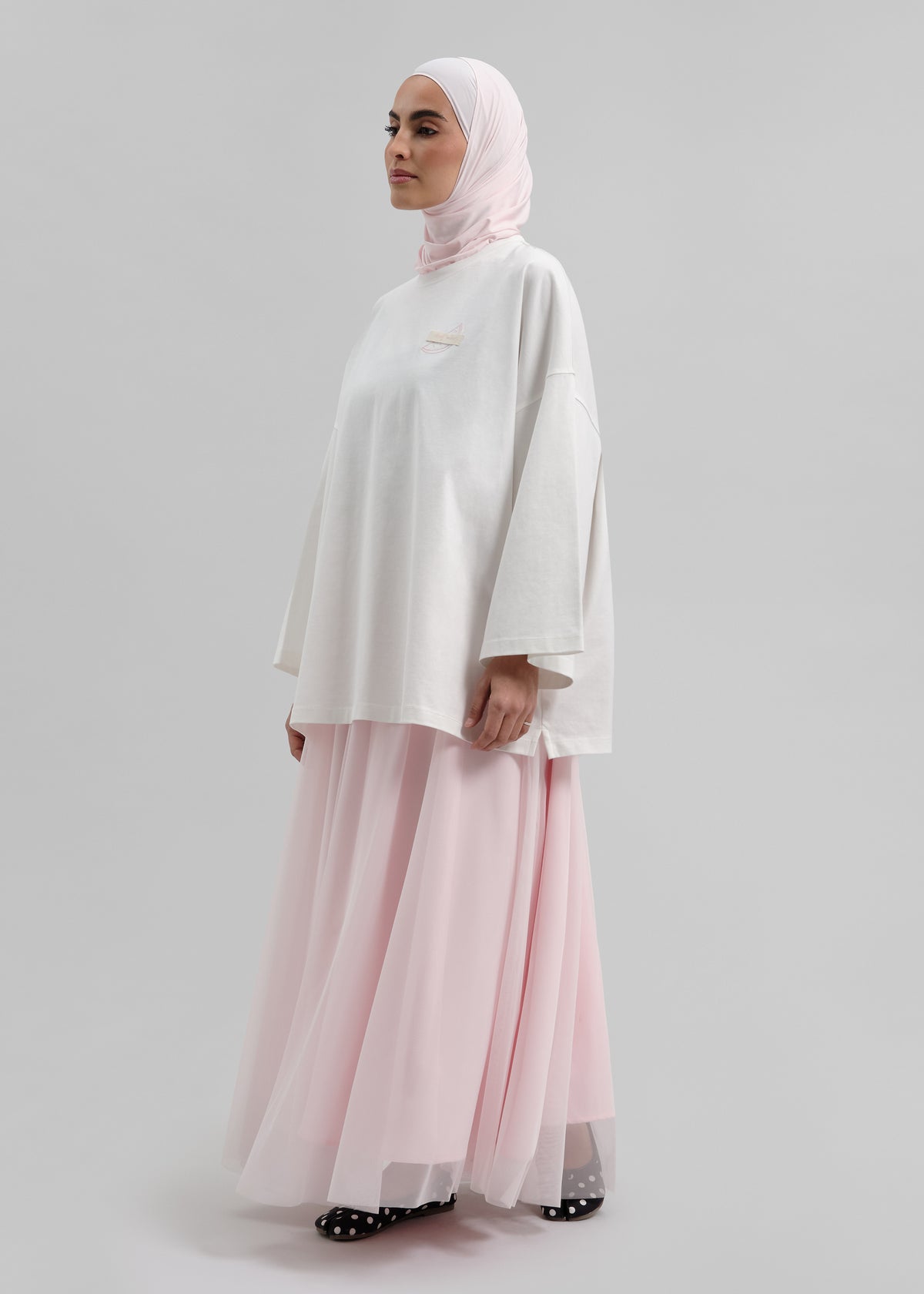 La Jupe Tulle Rose