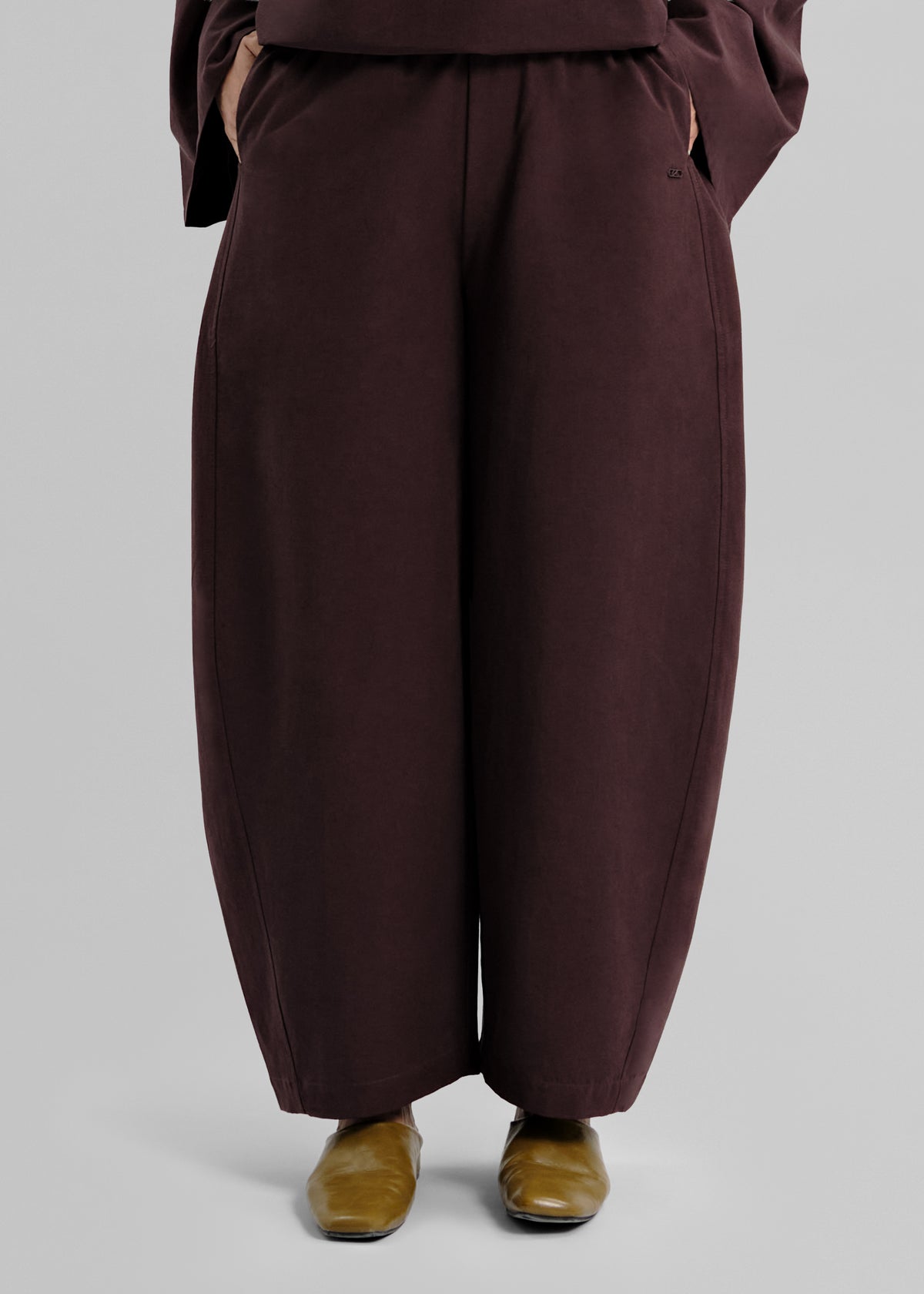 Le Pantalon Natural Aubergine
