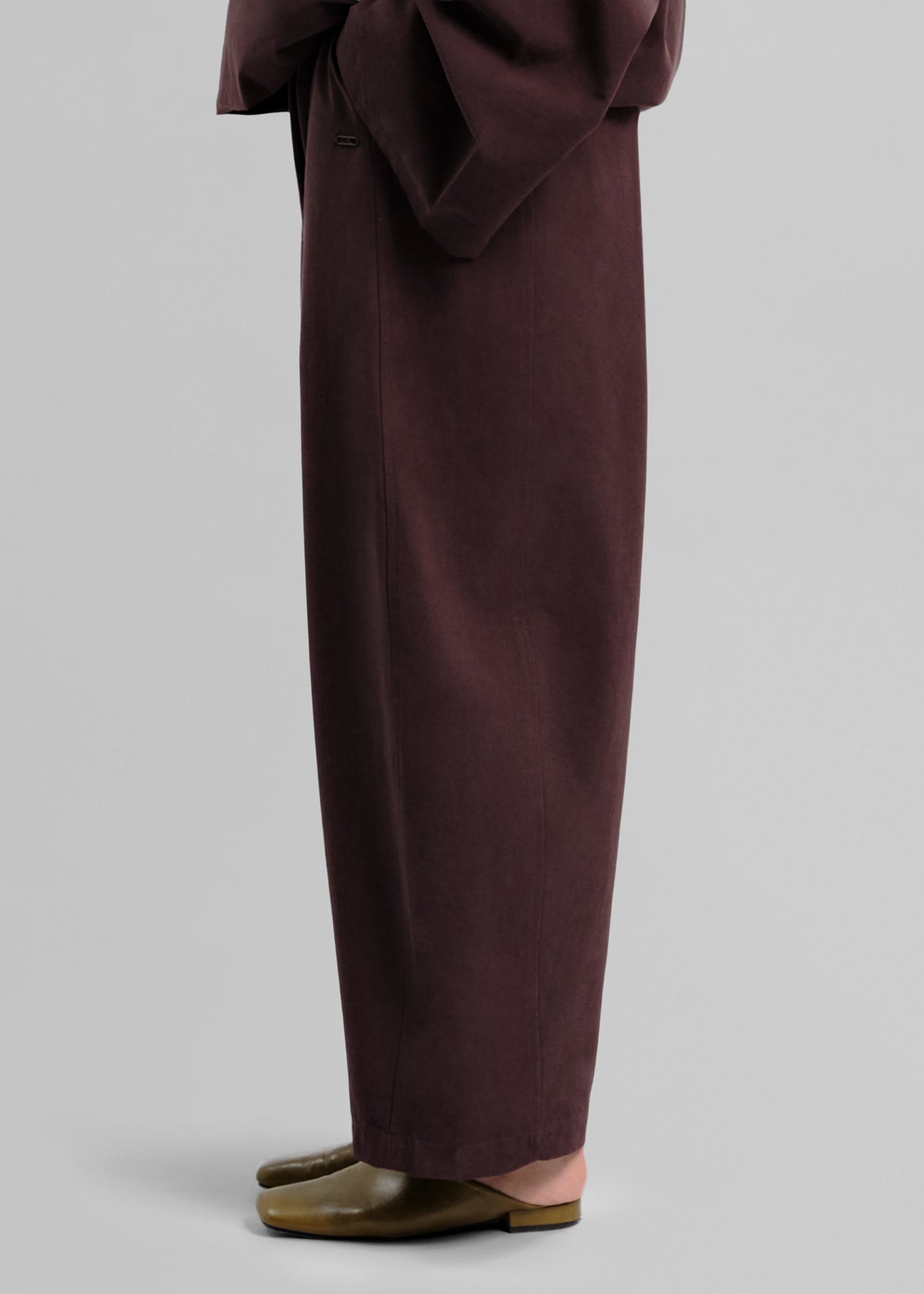 The Natural Aubergine Trousers