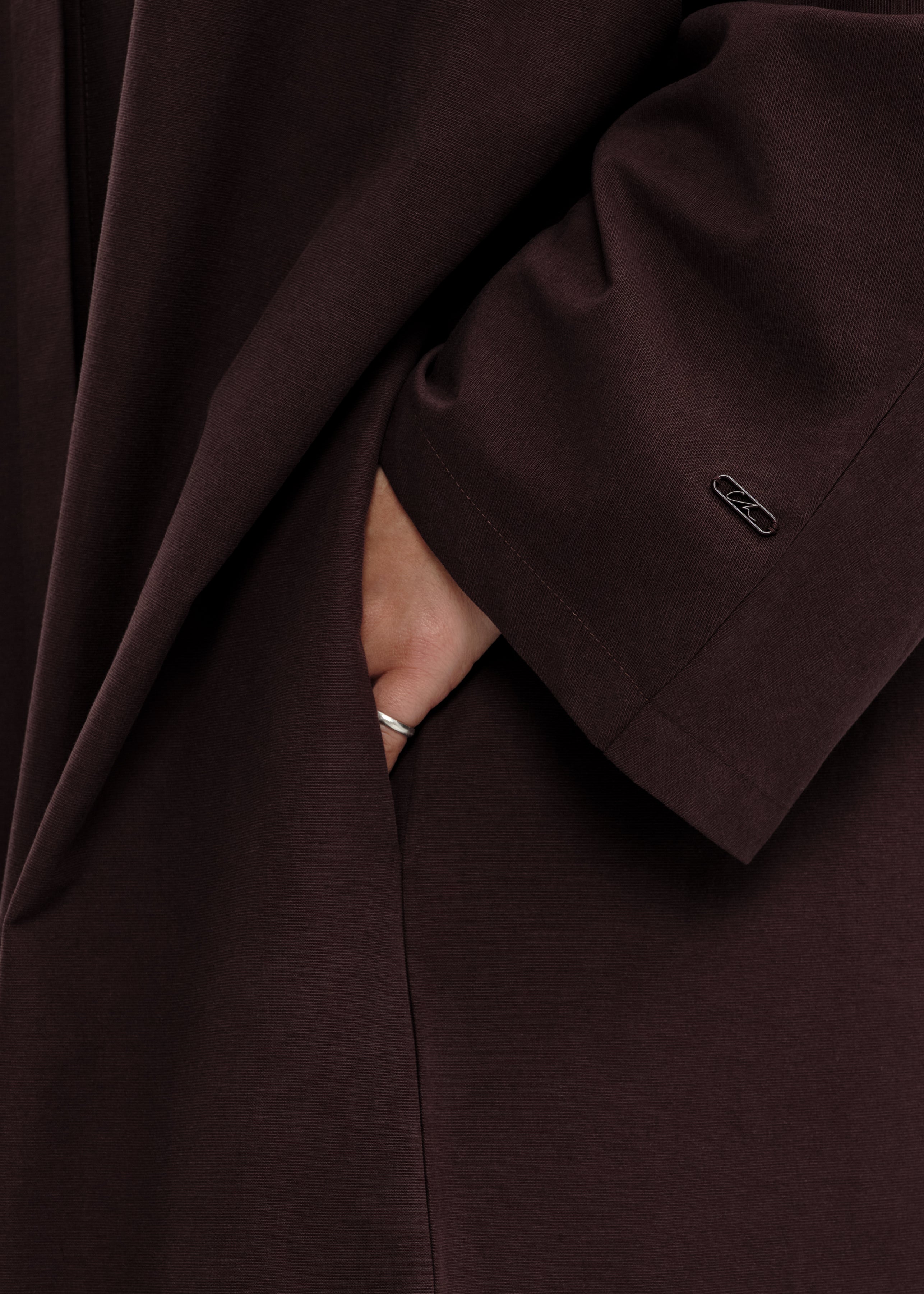 The Aubergine Natural Dress