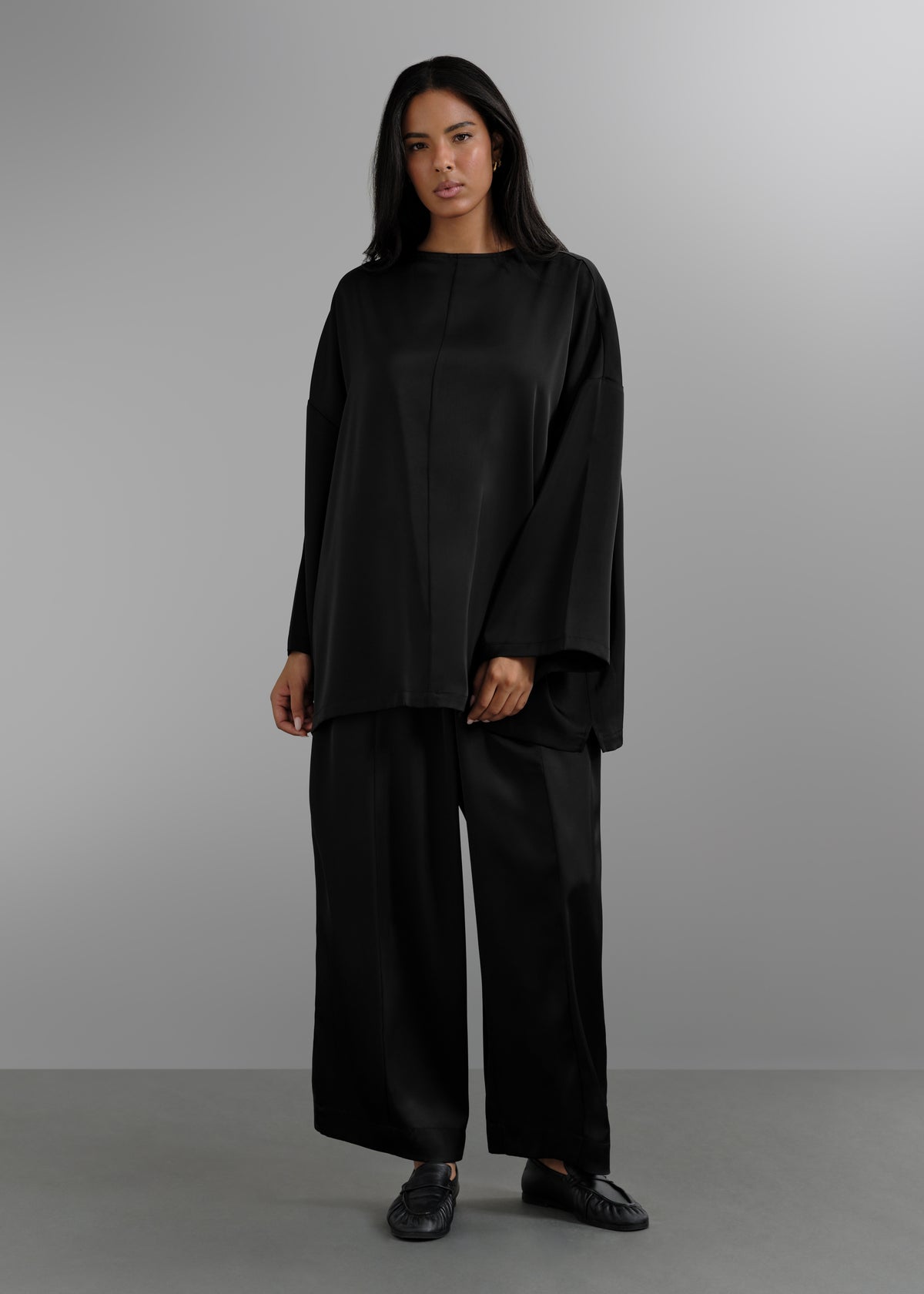 Le T-shirt Satin Noir