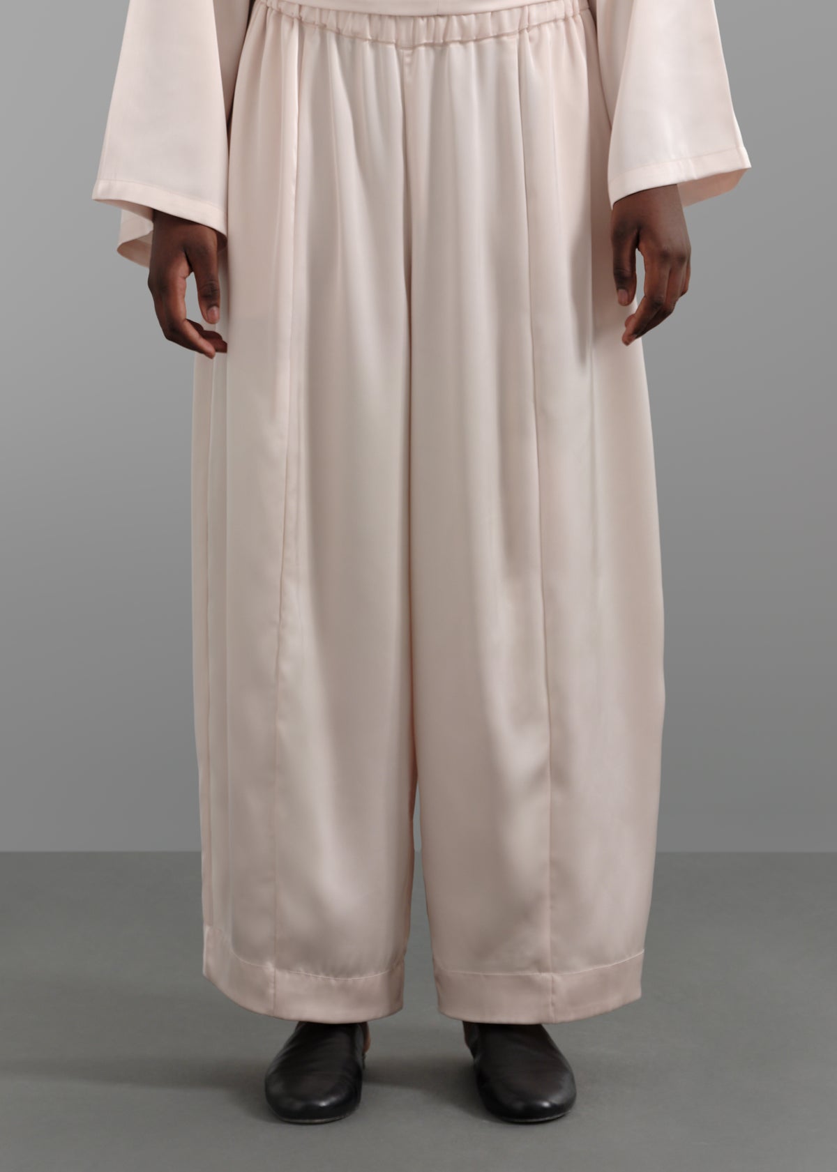 Le Pantalon Satin Blush