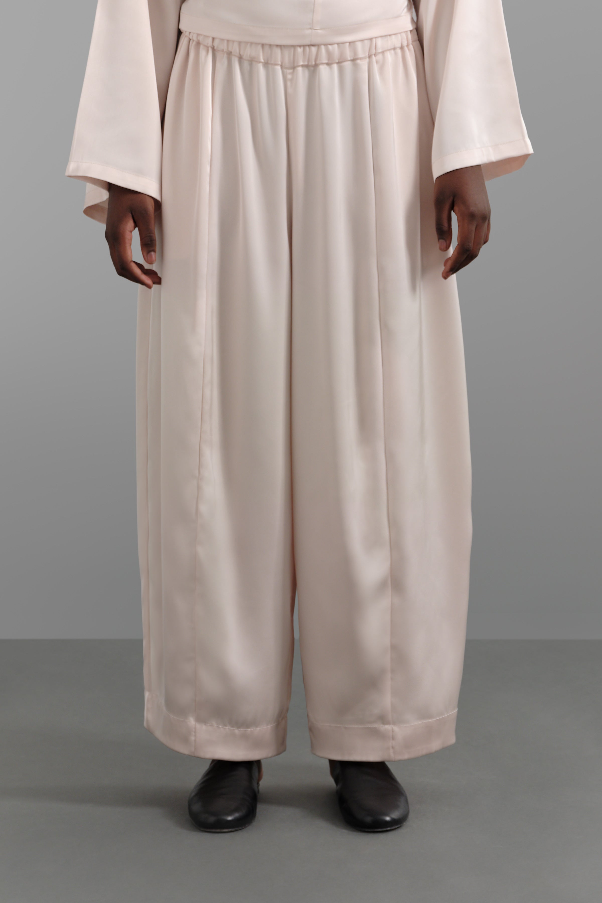Le Pantalon Satin Blush