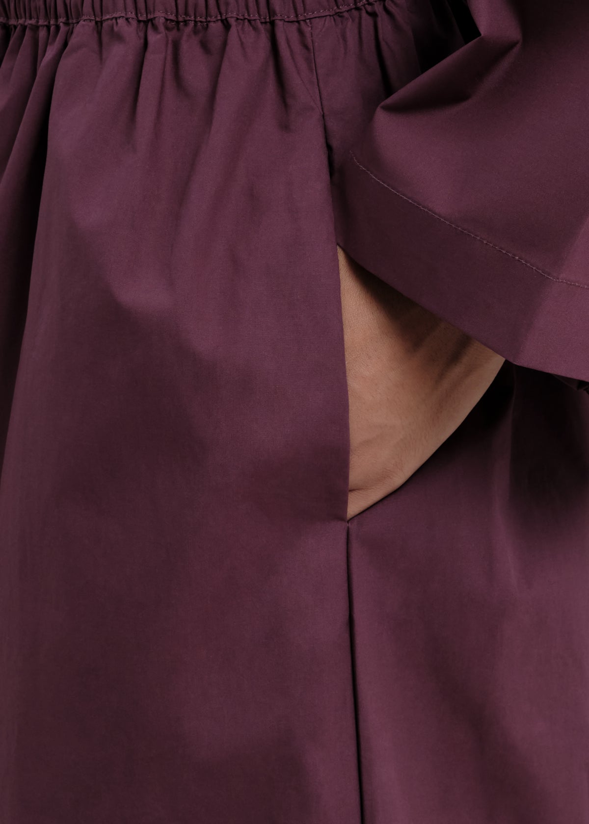 Le Pantalon Bouffant Aubergine