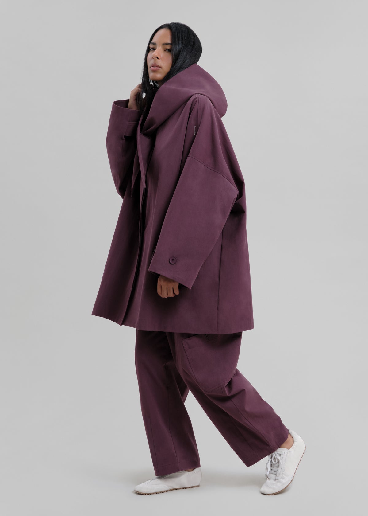 Le Trench Aubergine