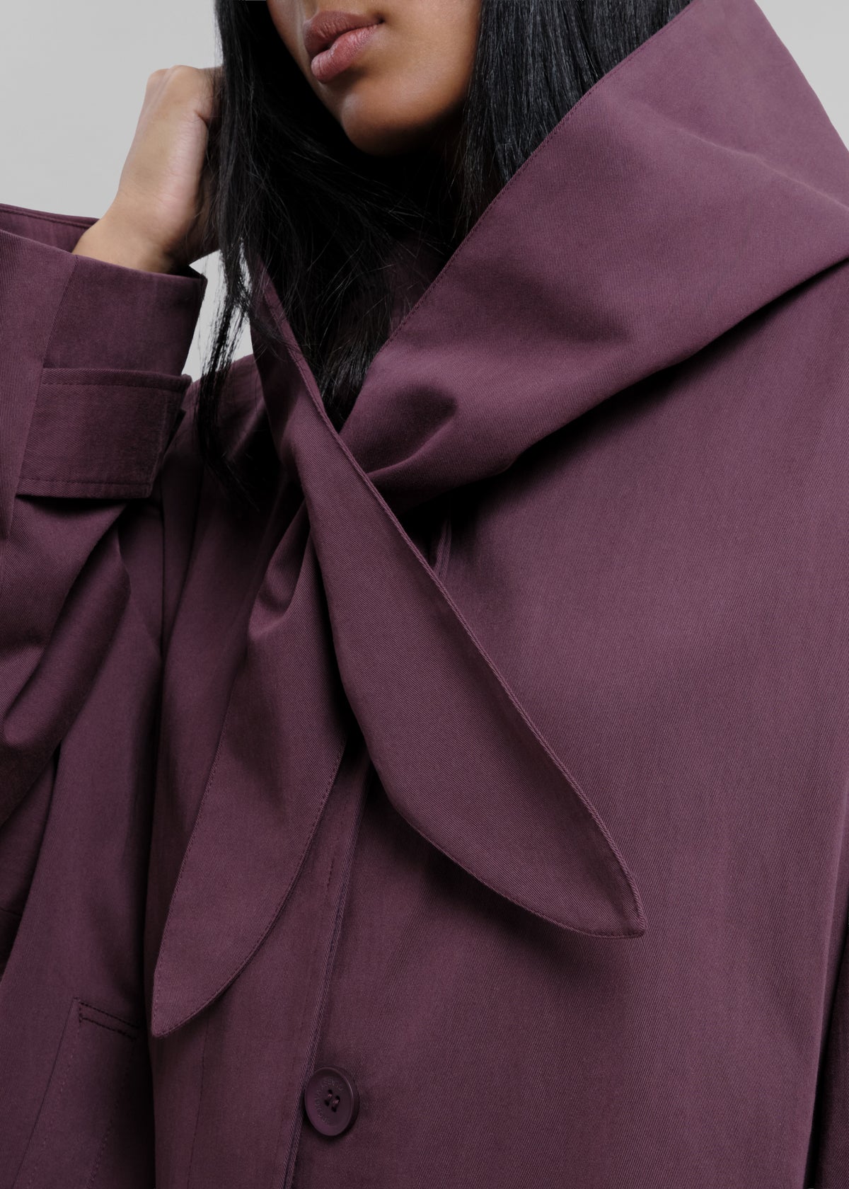 Le Trench Aubergine