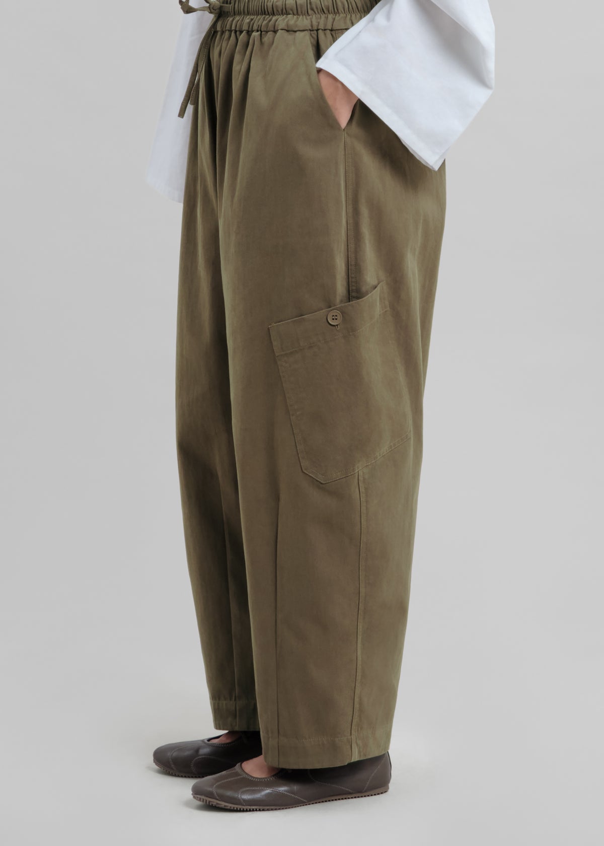 Le Pantalon Cargo Kaki