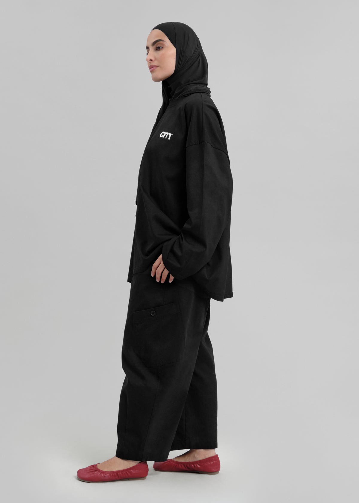 Le Pantalon Cargo Noir