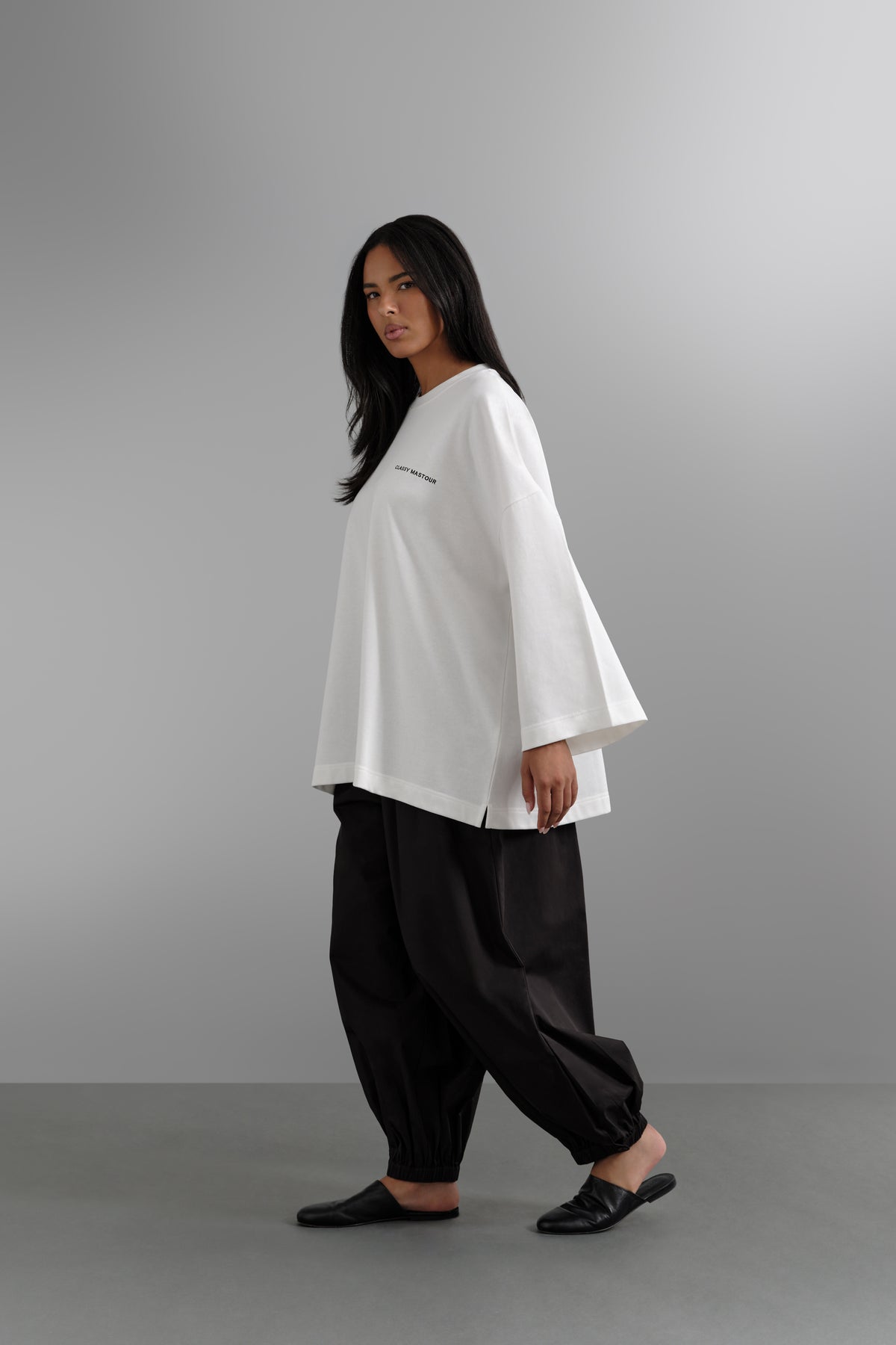Le T-shirt Signature Blanc / Noir