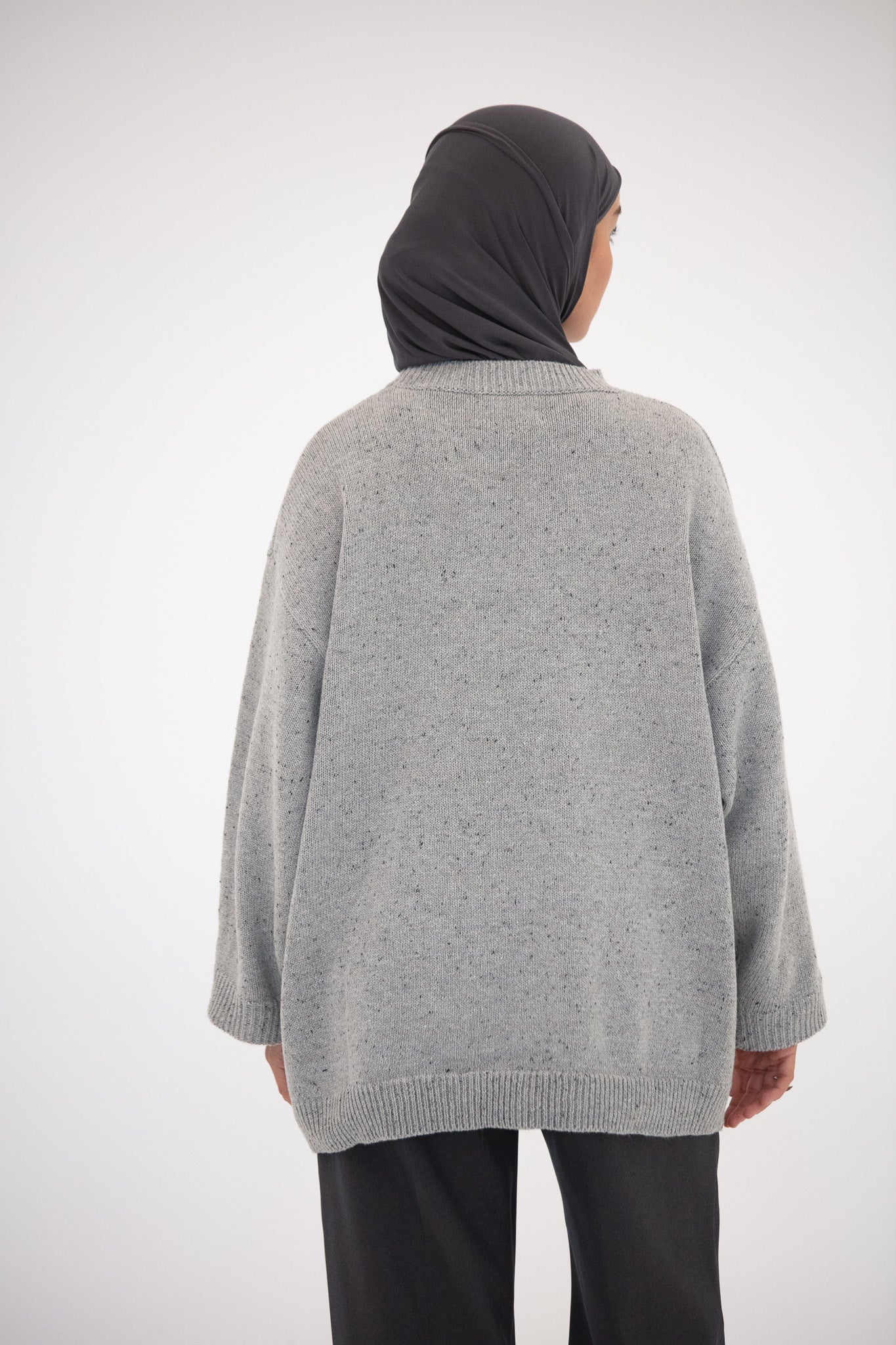 Le Pull-Over Gris chiné