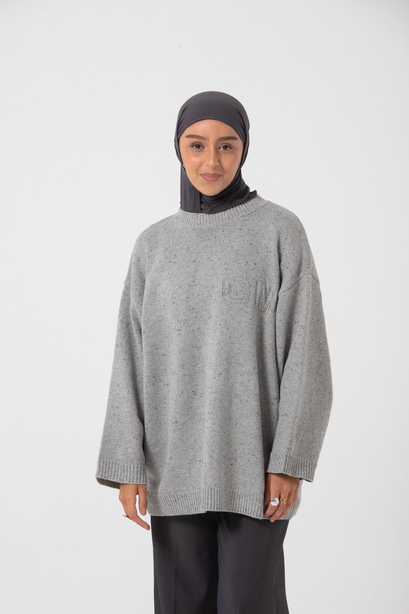 Le Pull-Over Gris chiné