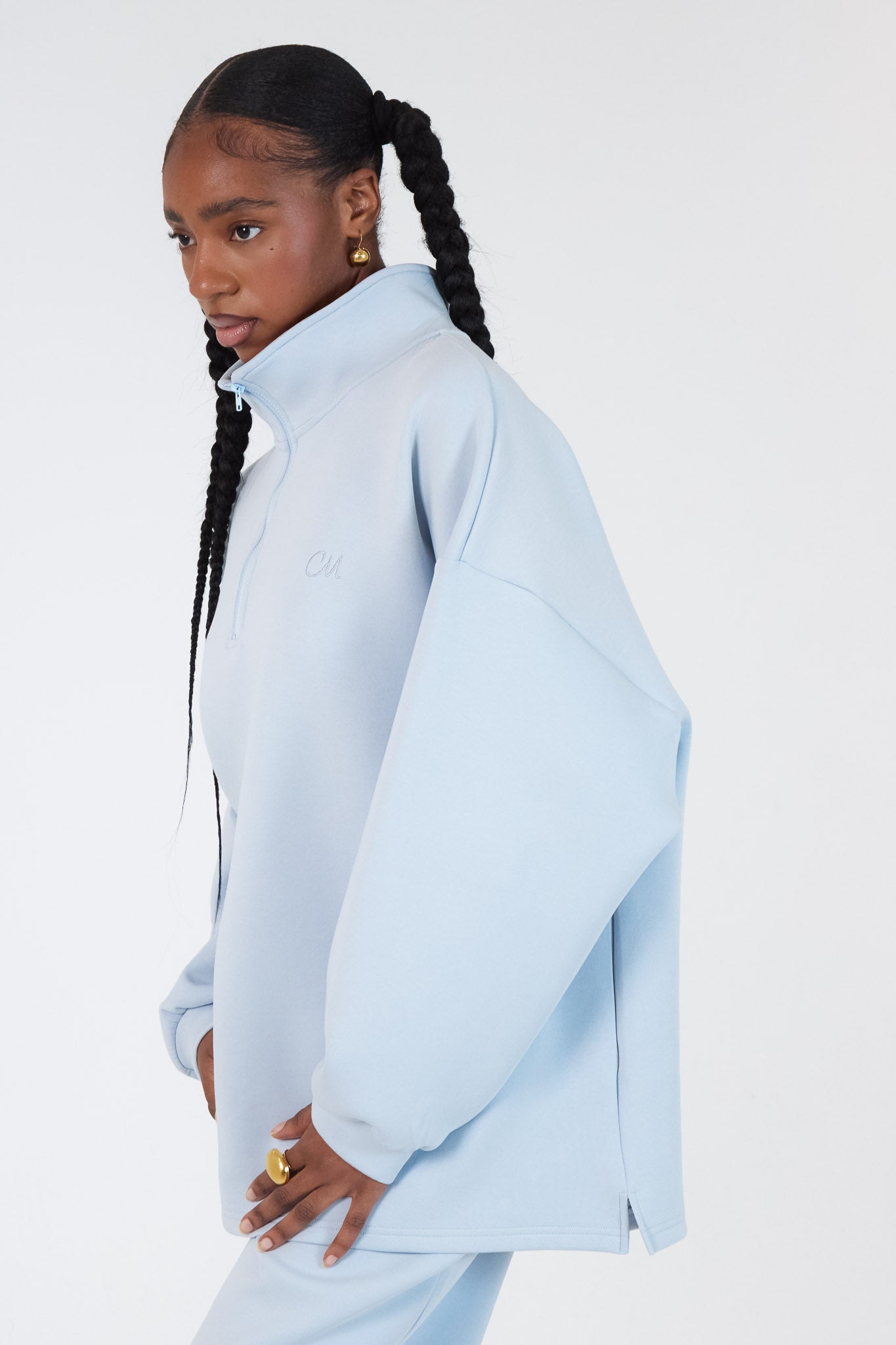 Le Sweat Zip Comfy Sky