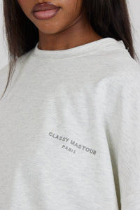 Le T-shirt Signature Gris clair