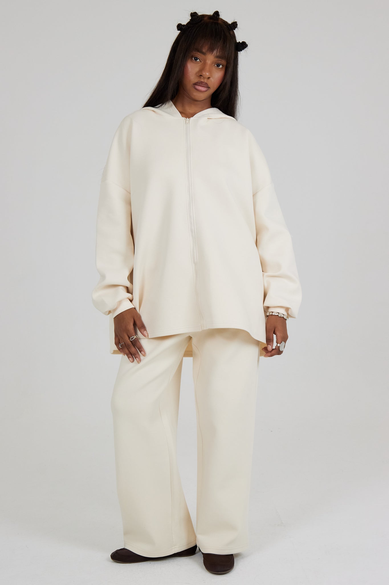 Le Pantalon Comfy Écru