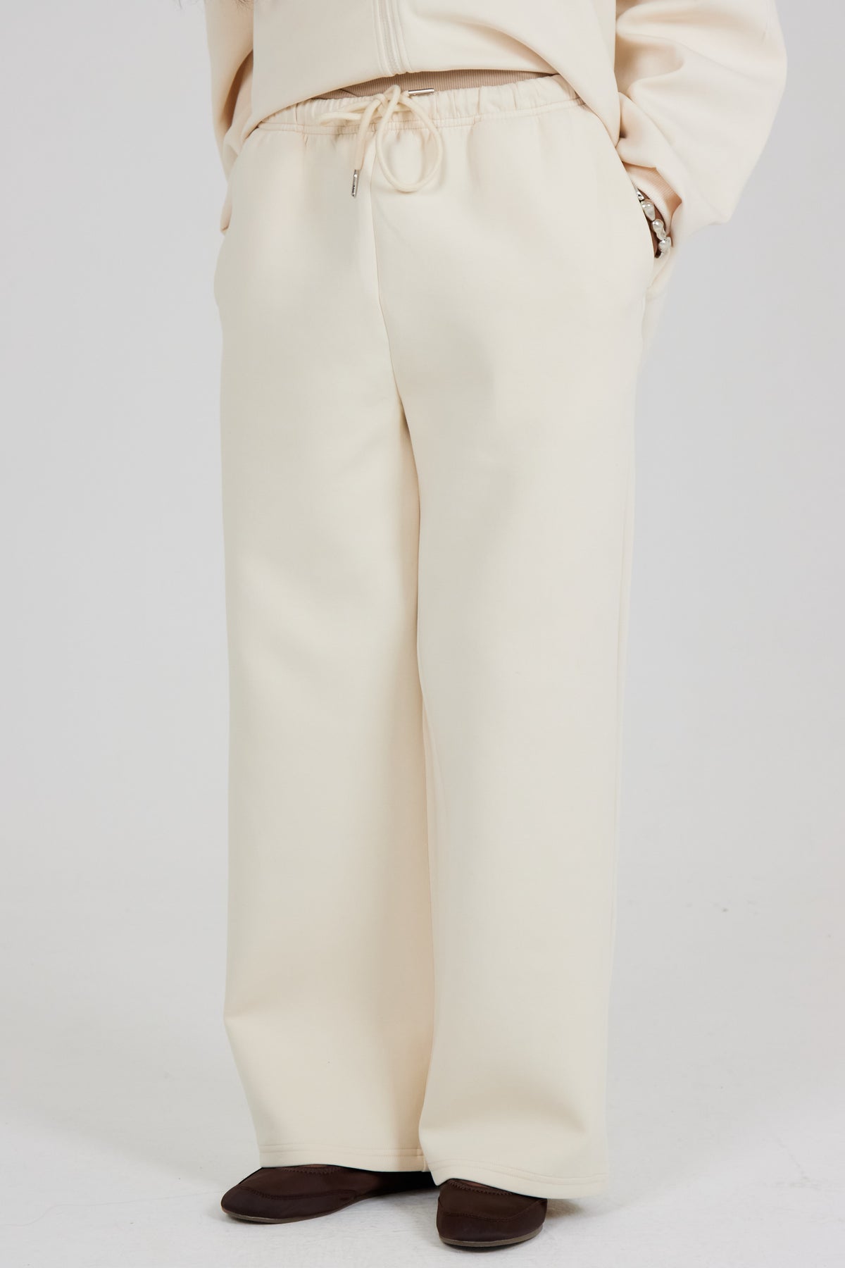 Le Pantalon Comfy Écru