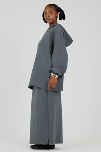 La Jupe Comfy Gris Foncée