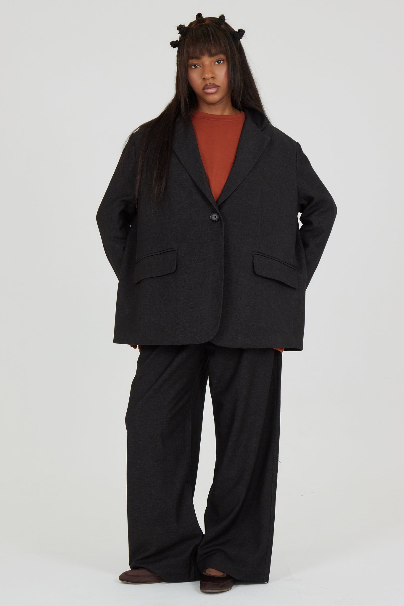 Le Pantalon City AW Gris Anthracite