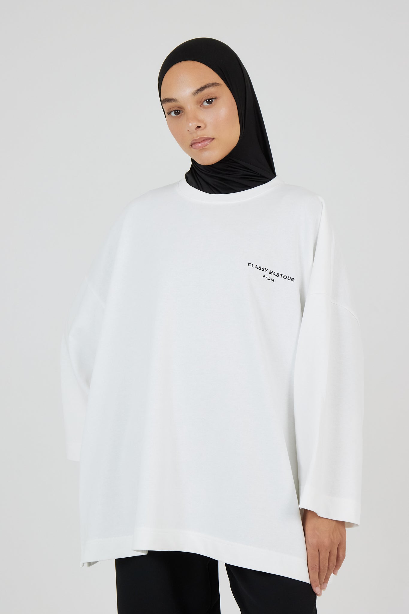 Le T-shirt Signature Blanc / Noir