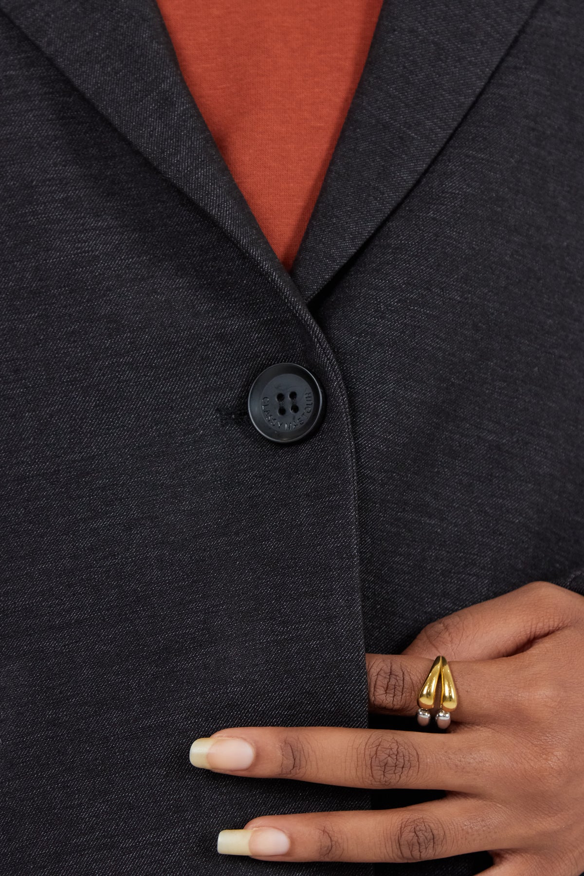 Blazer gris pardo The City