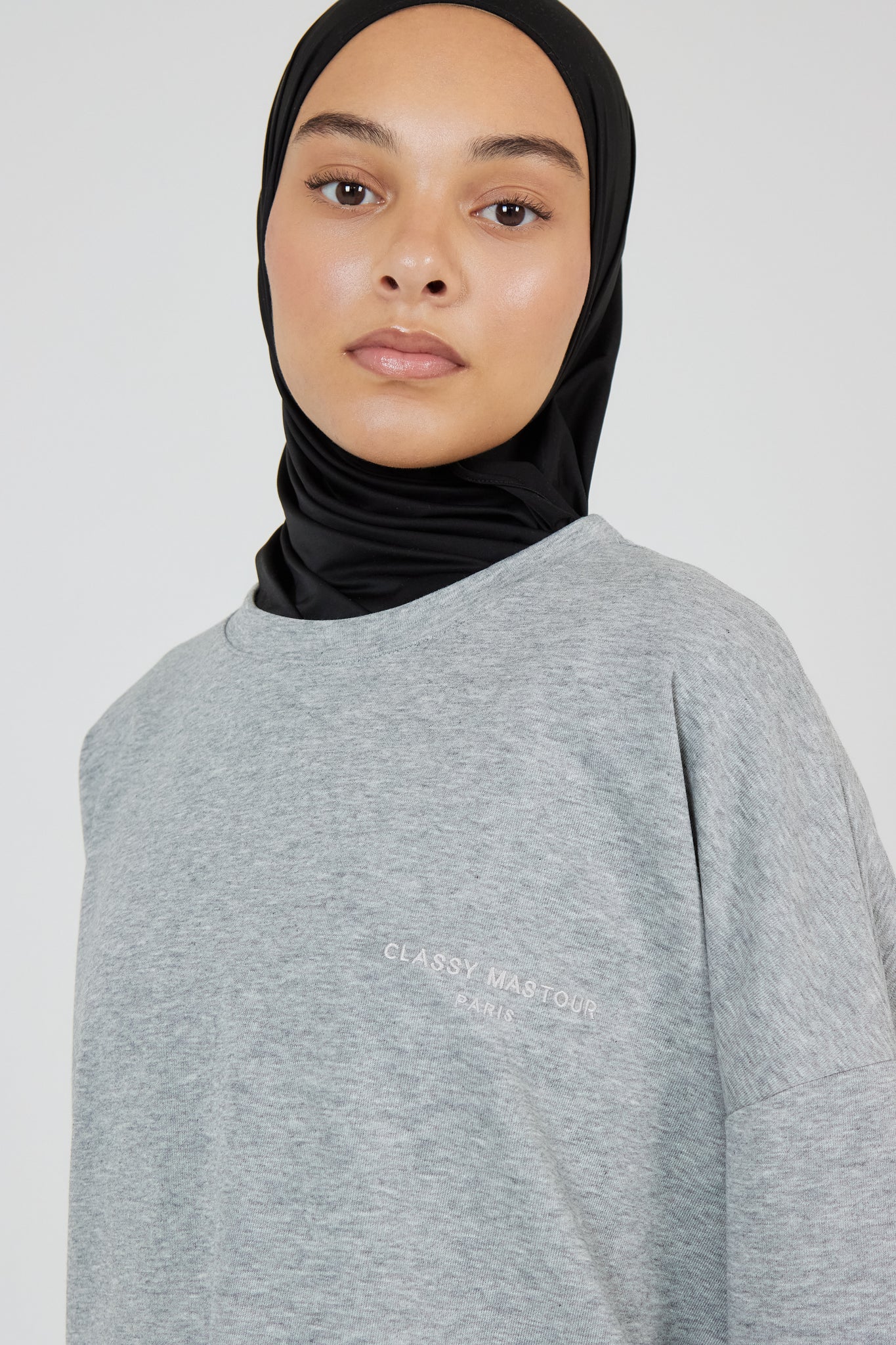 Le T-shirt Signature  Gris Foncé