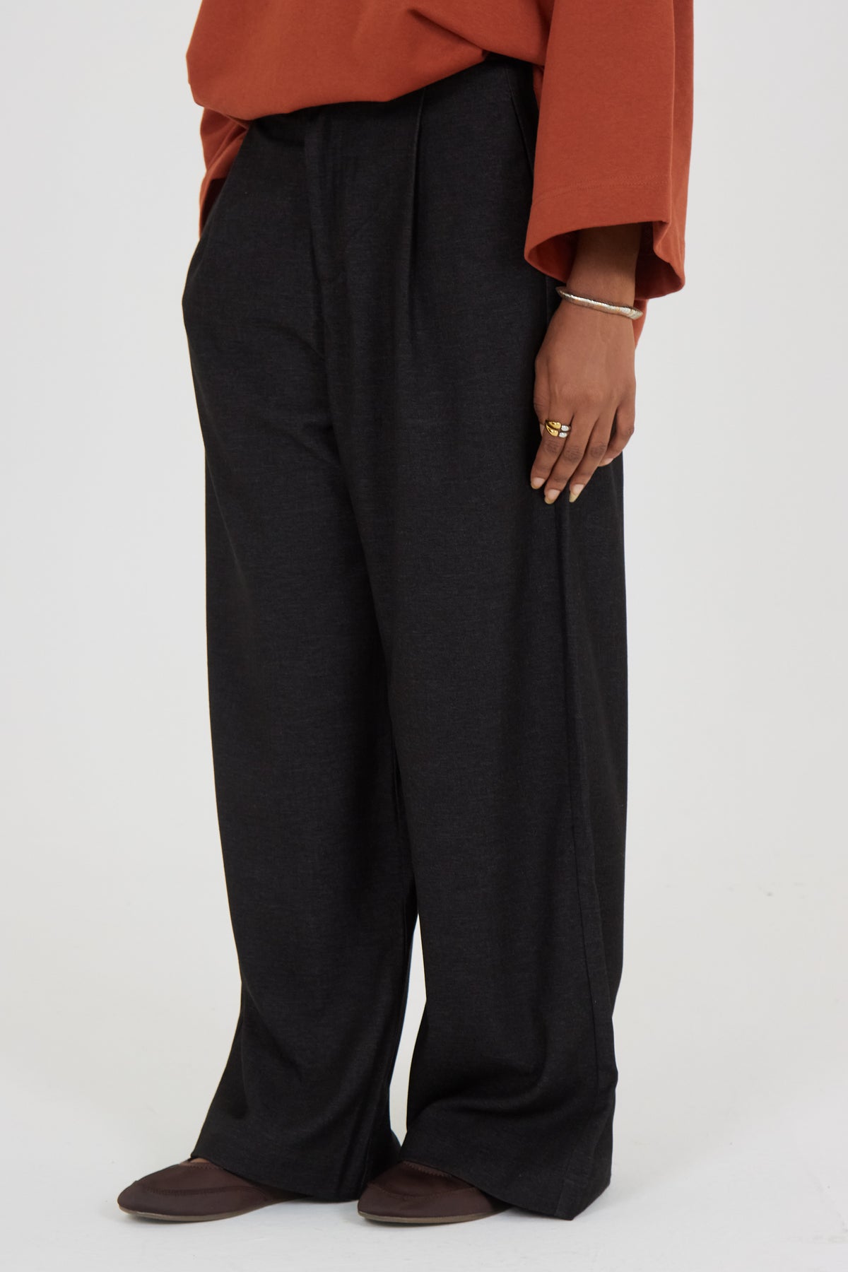 Le Pantalon City AW Gris Anthracite