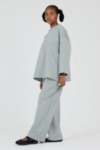 Le Sweat-Shirt Gris Chiné