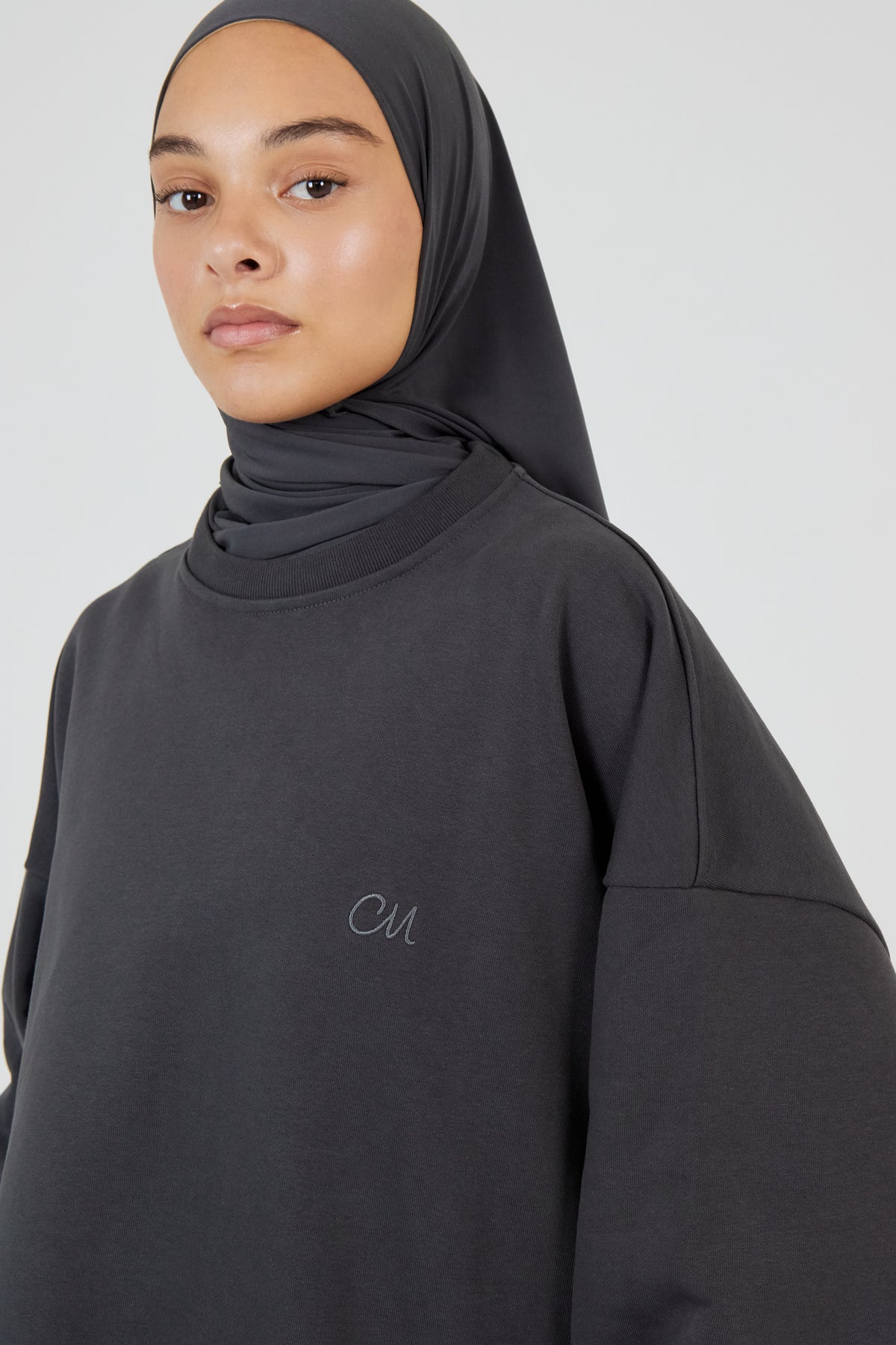 Le Sweat-shirt Gris Anthracite