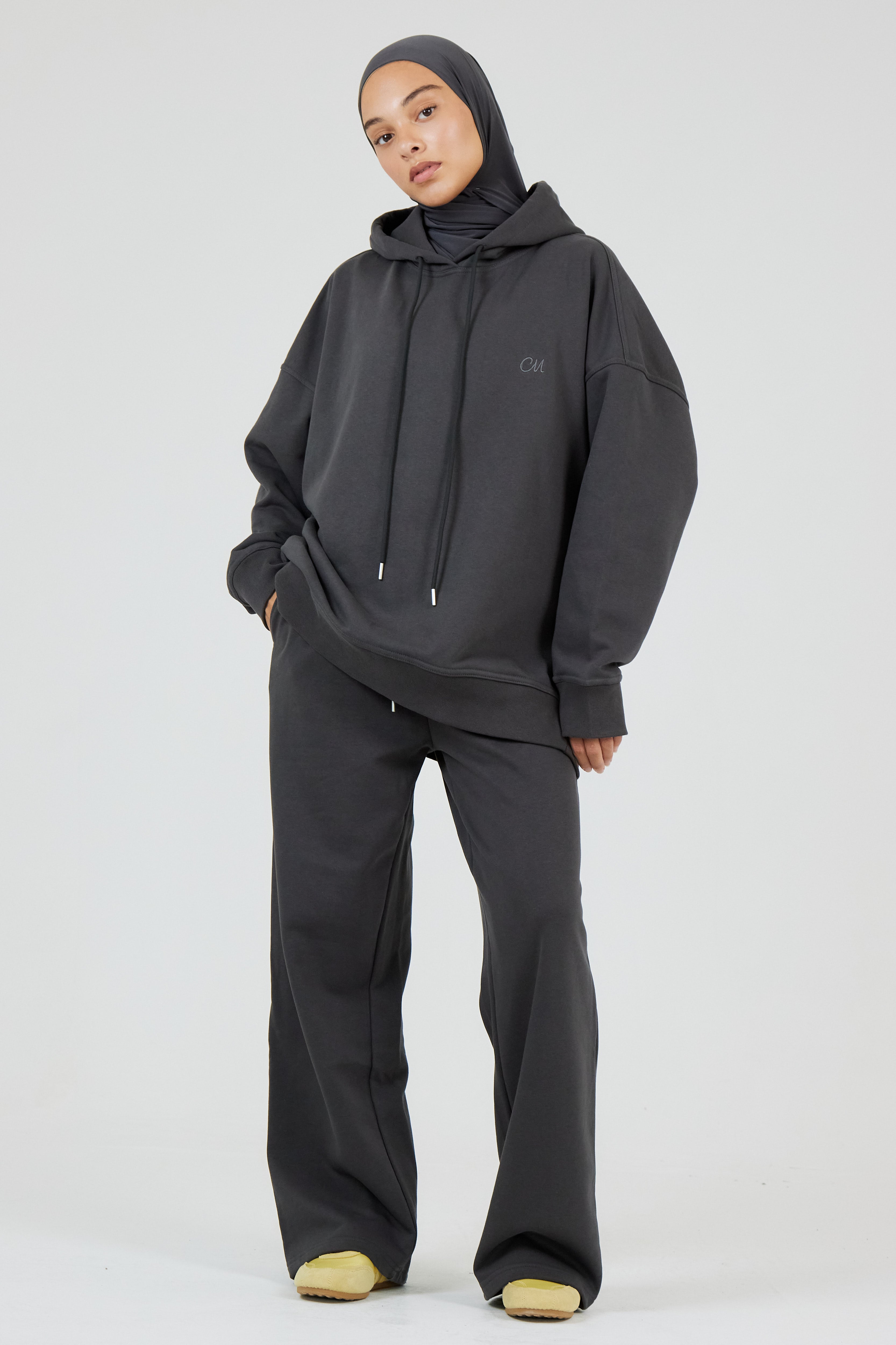 Le Hoodie Gris Anthracite