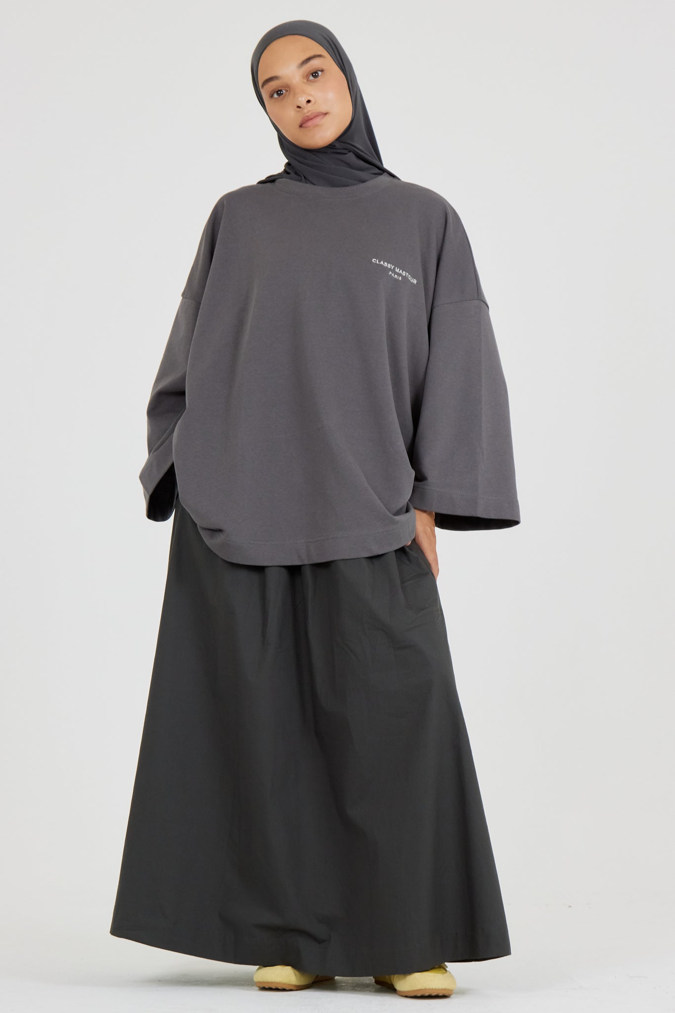 La Jupe Koton Gris anthracite