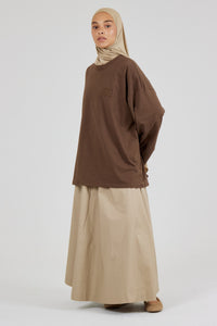 Le Top Taupe Foncé