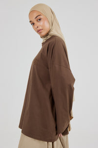 Le Top Taupe Foncé