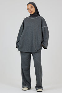 Le T-shirt Essential Gris foncé