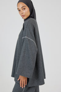Le T-shirt Essential Gris foncé