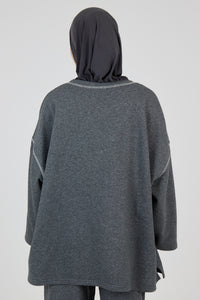 Le T-shirt Essential Gris foncé