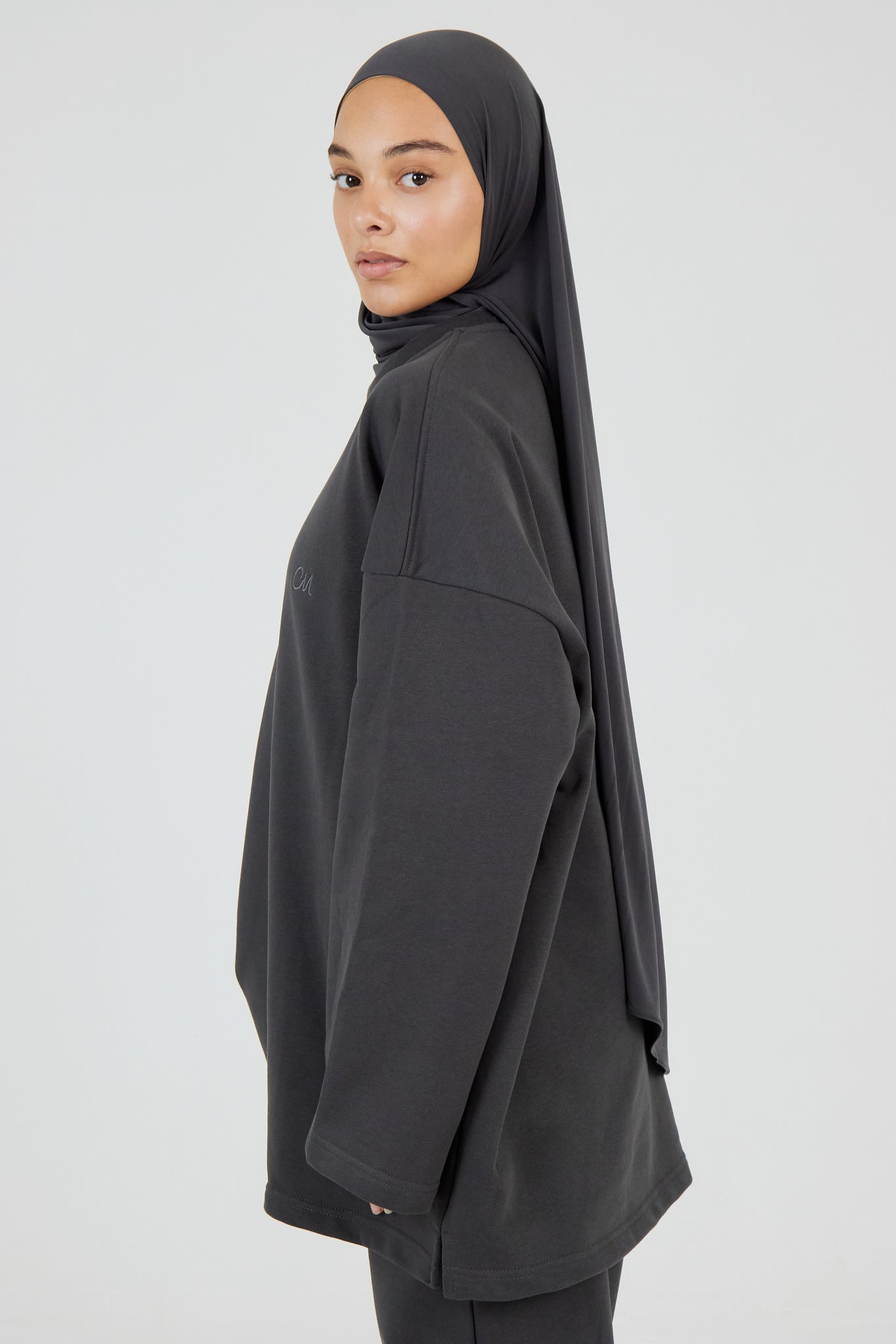 Le Sweat-Shirt Gris Anthracite