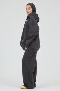 Le Hoodie Gris Anthracite