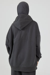 Le Hoodie Gris Anthracite