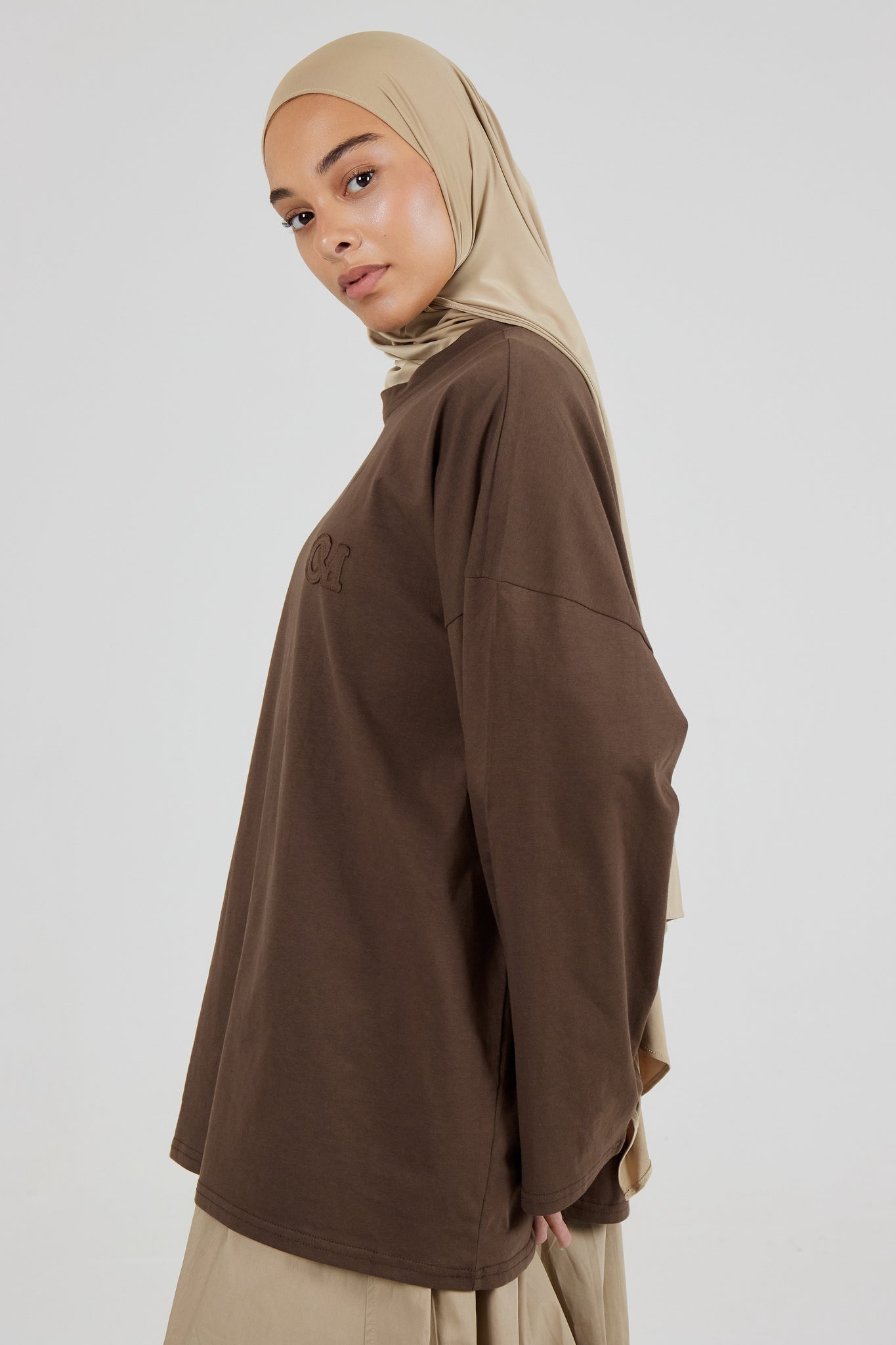 The Dark Taupe Top