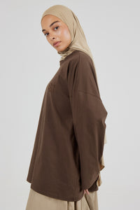The Dark Taupe Top