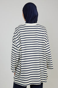 La camisa marinera color crudo