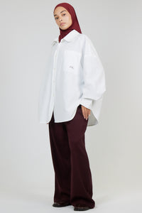 Chemise Ivy Blanc / Bordeaux
