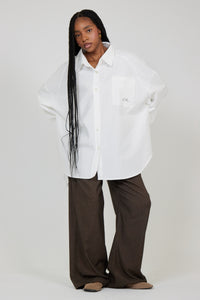 Chemise Ivy Blanc / Chocolat