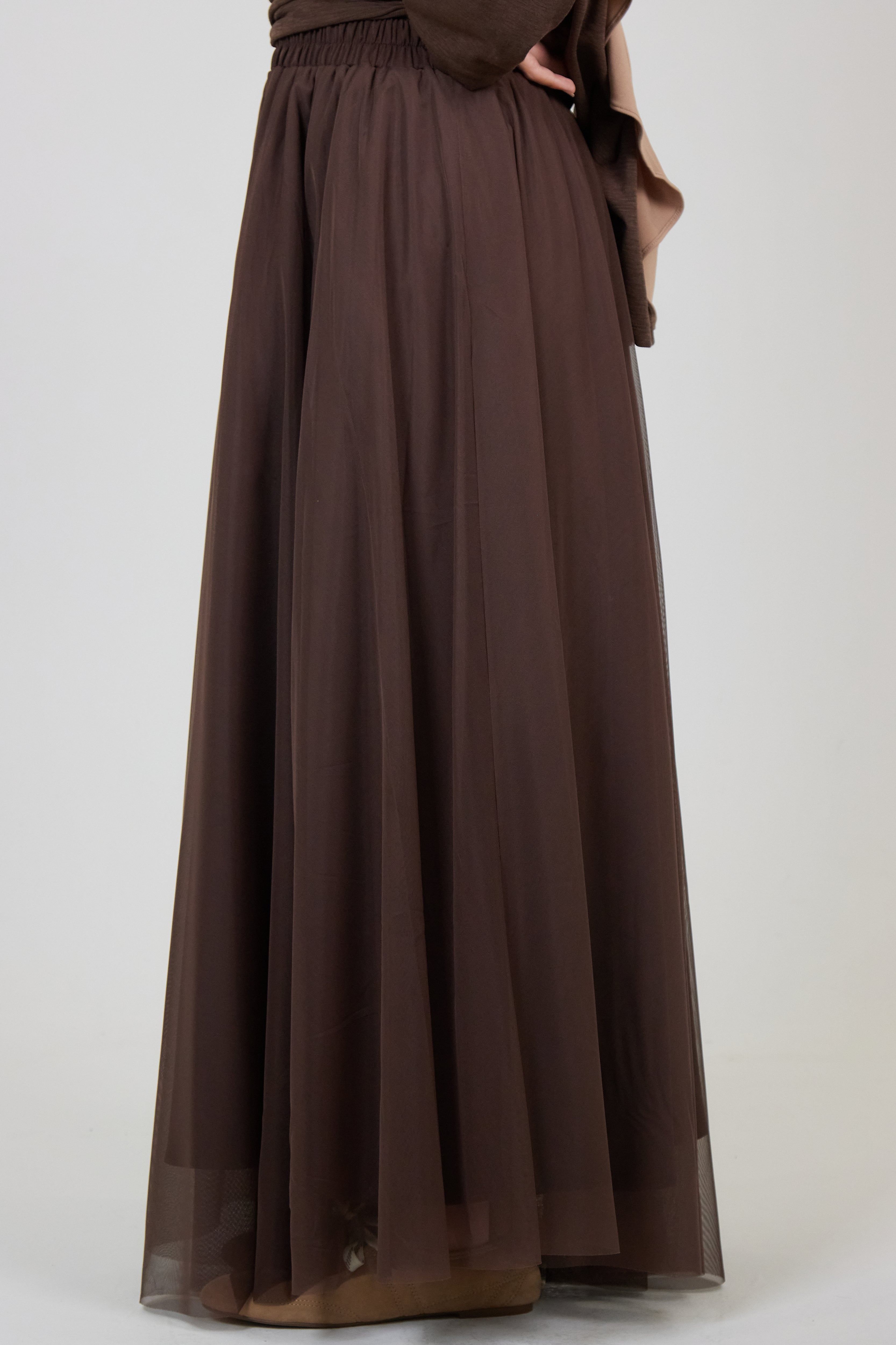 La Jupe Tulle Brun