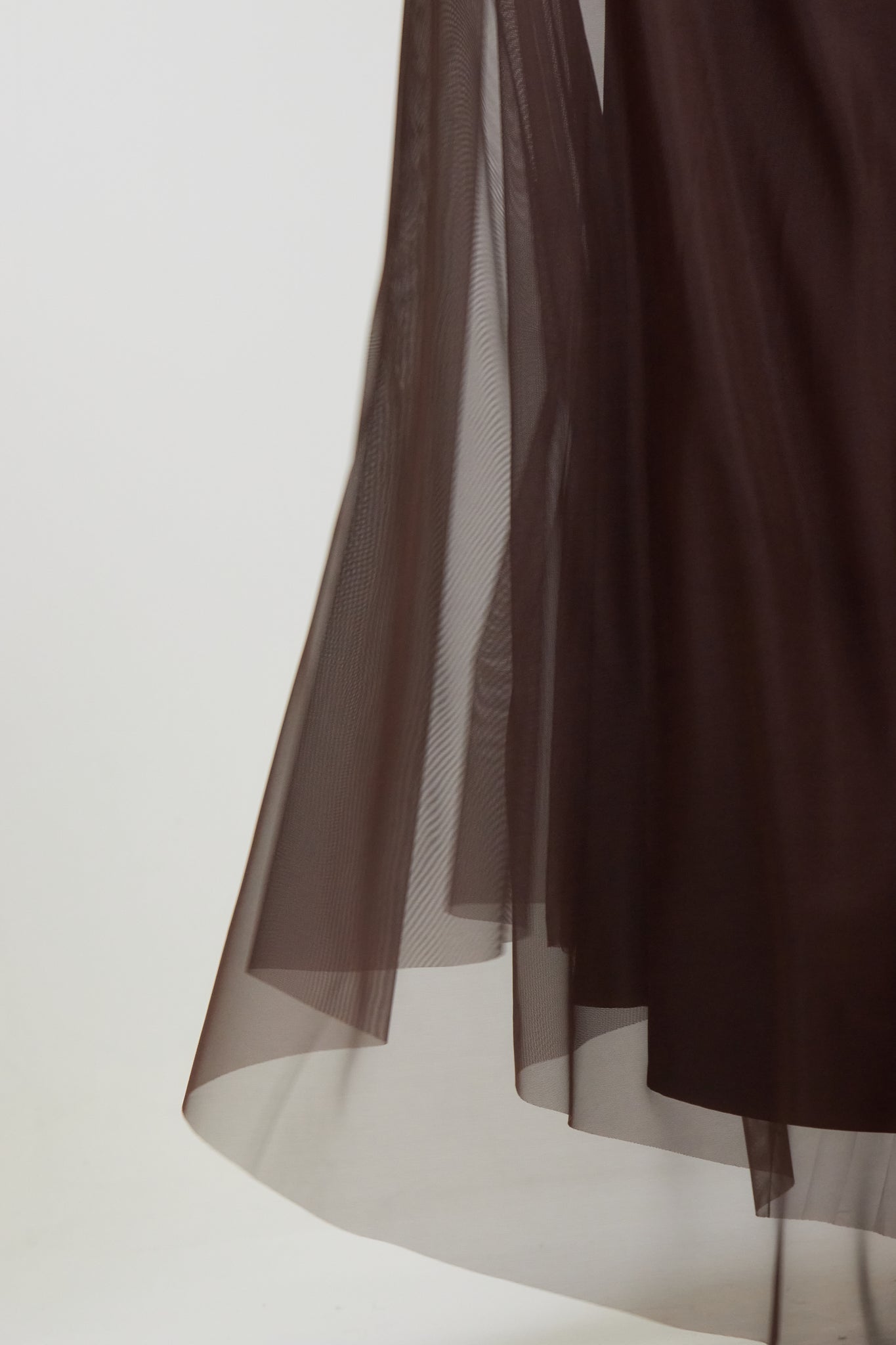 La Jupe Tulle Brun
